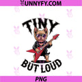 Tiny But Loud PNG, Yorkie Rock Dog Playing Guitar Rocking Dog PNG