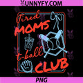Tired Moms T-Ball Club PNG, Game Day Mothers Day Coffee Lover PNG