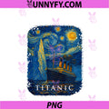 Titanic Van Gogh Starry PNG, Night Performance PNG