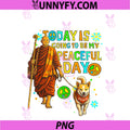 Today Is My Peaceful Day PNG, Monks And Aloka The Peace Dog PNG