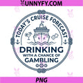 Todays Cruise Forecast PNG, Drinking with A Chance of Gambling PNG