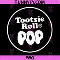 Tootsie Roll Pop Candy Logo PNG, Vintage Circle Wrapper Design PNG