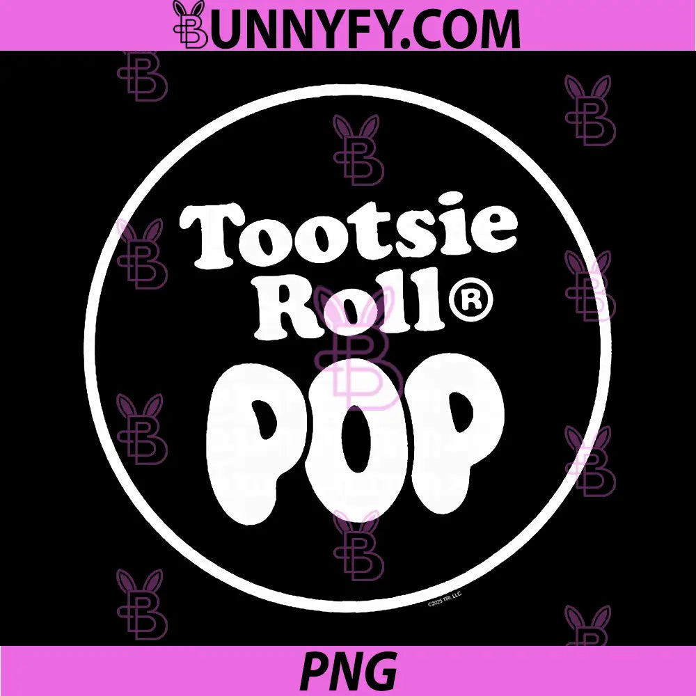 Tootsie Roll Pop Candy Logo PNG, Vintage Circle Wrapper Design PNG