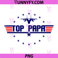 Top Papa PNG, Fathers Day Birthday PNG