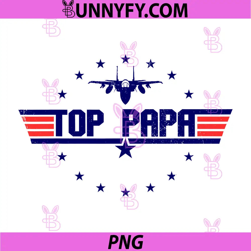 Top Papa PNG, Fathers Day Birthday PNG