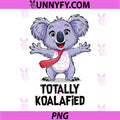 Totally Koalafied PNG, Funny Animal Pun PNG
