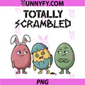 Totally Scrambled PNG, Funny Easter Egg Hunt Character Humor PNG