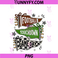 Touchdown Season Football Cheer Game Day PNG, Thanksgiving Autumn PNG