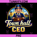 Town Hall CEO PNG, Local Pride Badge Mayor Podium Graphic PNG