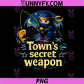 Towns Secret Weapon PNG, Ninja Fishing Badge PNG
