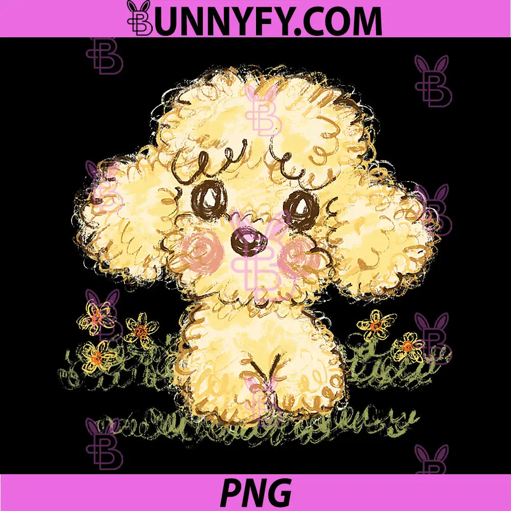 Toy Poodle Cute Dog Puppy Pet PNG, Funny Animal Art Illustration PNG