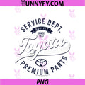 Toyota Service Dept Quality Since 1937 PNG, Distressed Retro Logo PNG