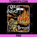 Quest Squad Broccoli Cat Castle Adventure PNG, Fantasy Rider Art PNG