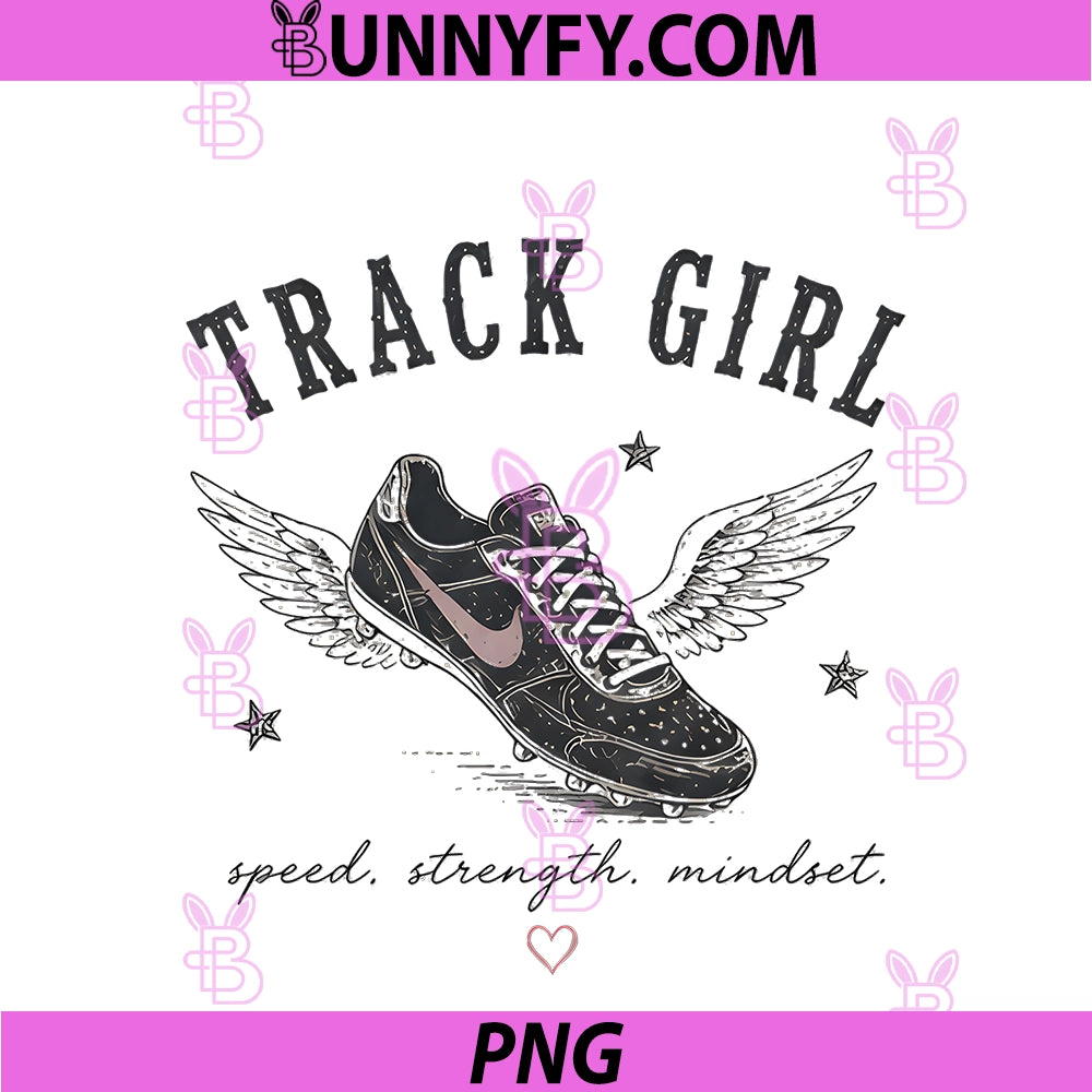 Track Girl Retro PNG, Track And Field Runner Athlete PNG