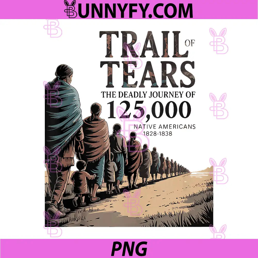 Trail of Tears The Deadly PNG, Journey of Native American PNG