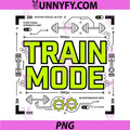 Train More PNG, Strength Fitness Motivation Graphic PNG