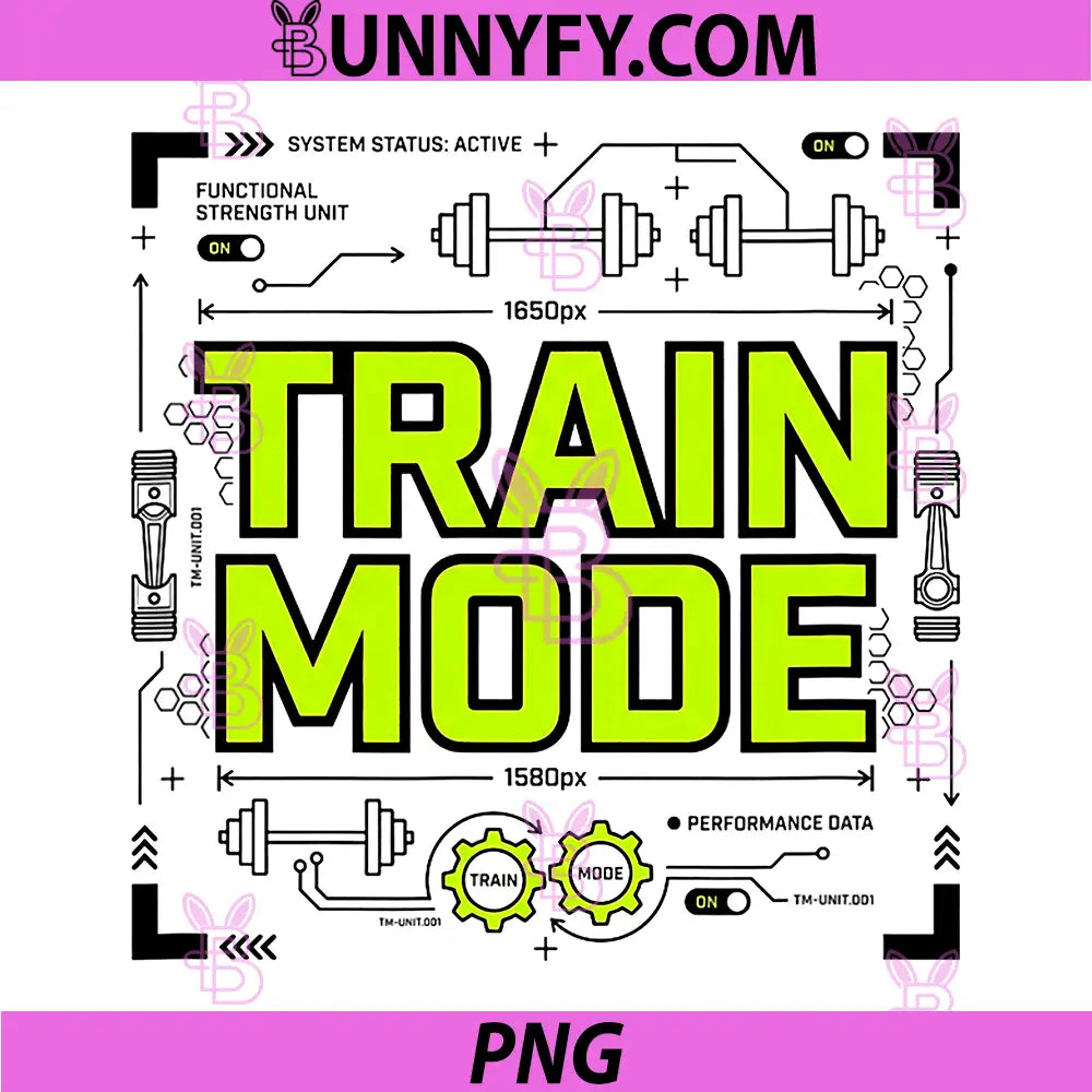 Train More PNG, Strength Fitness Motivation Graphic PNG
