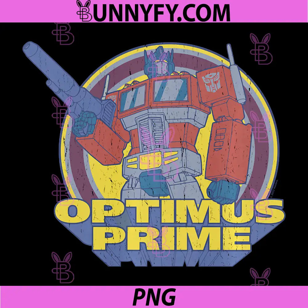 Transformers Optimus Prime Classic PNG, Cartoon Distressed Badge PNG