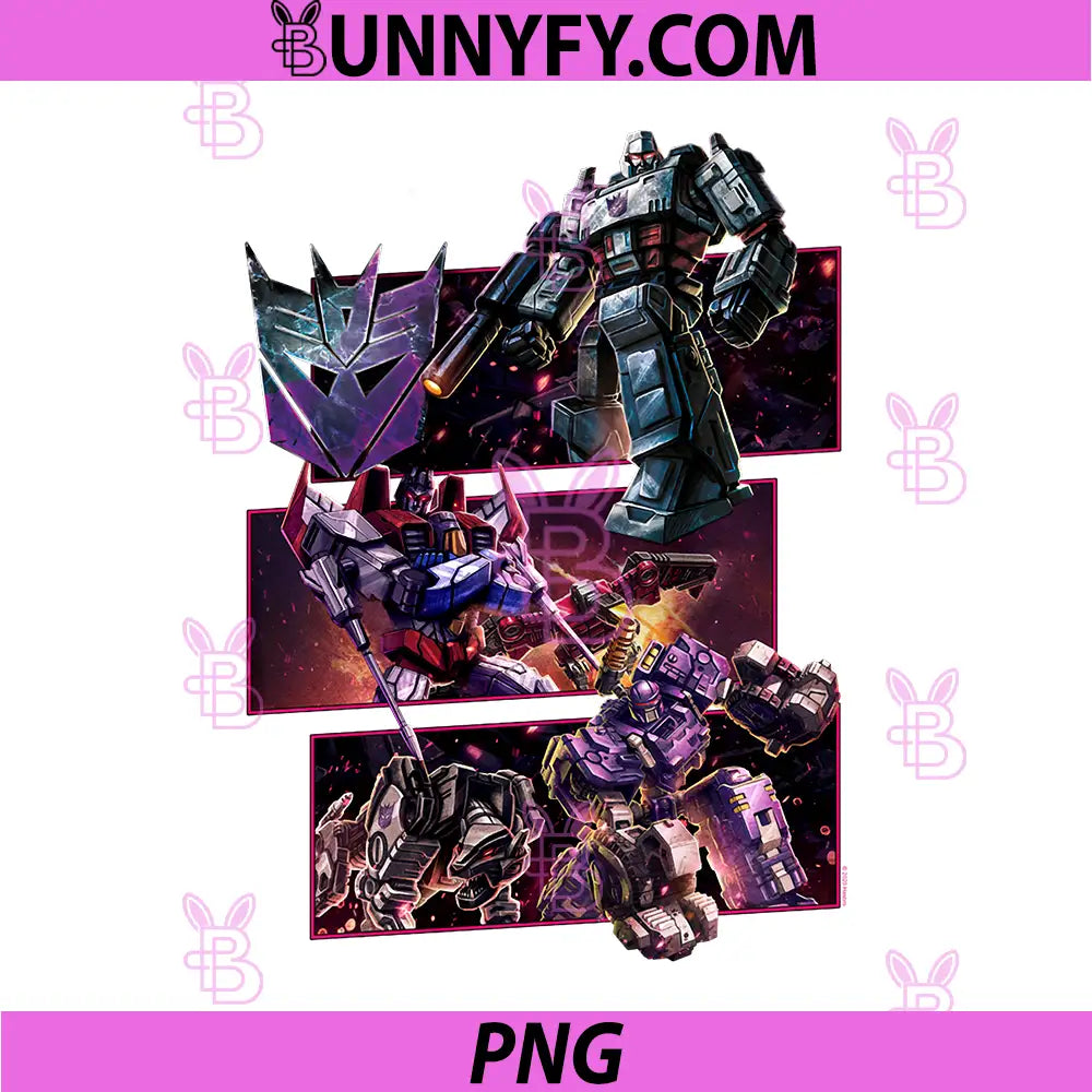Transformers War for Cybertron PNG, Decepticon Panels Performance PNG