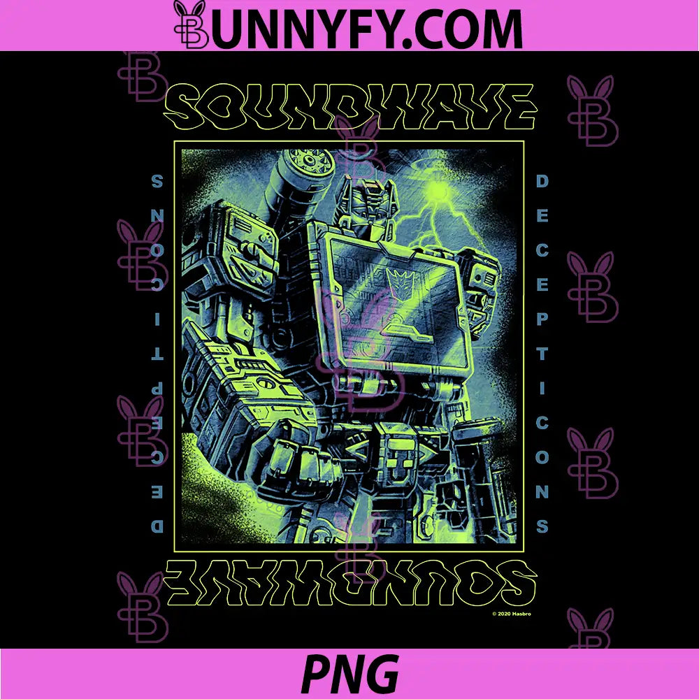 Transformers War for Cybertron PNG, Soundwave Portrait Performance PNG