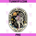 Trash Panda Space Program PNG, Raccoon Astronaut Saturn PNG