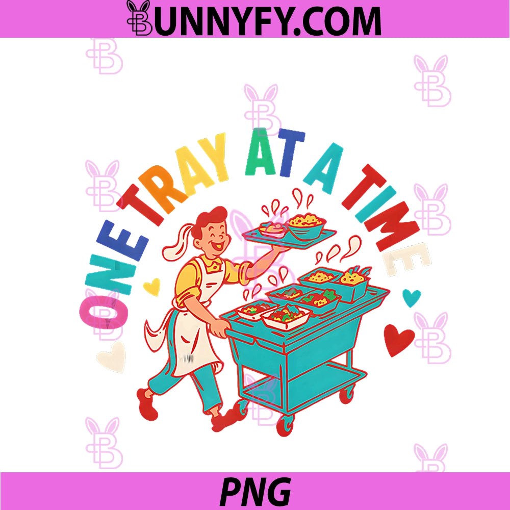 Tray At A Time Cafeteria Crew PNG, Lunch Lady Cafeteria Worker PNG