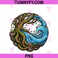 Tree Of Life Roots Ocean PNG, Wave Aquatic Nature Zen PNG