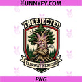 Treejected Fairway Nemesis PNG, Funny Golf Tree Golf Joke Pun PNG