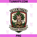 Treejected Fairway Nemesis PNG, Funny Golf Tree Golf Joke Pun PNG