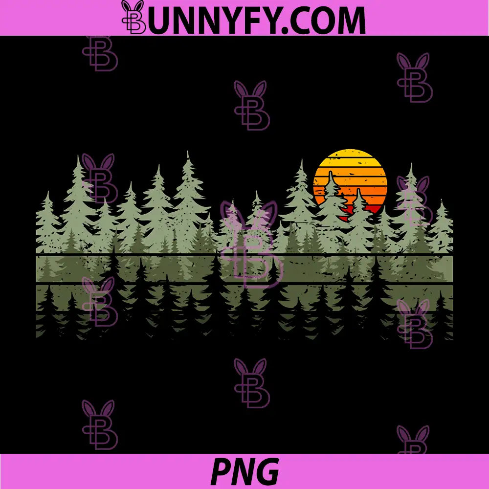 Trees Wildlife Nature PNG, Vintage Forest PNG