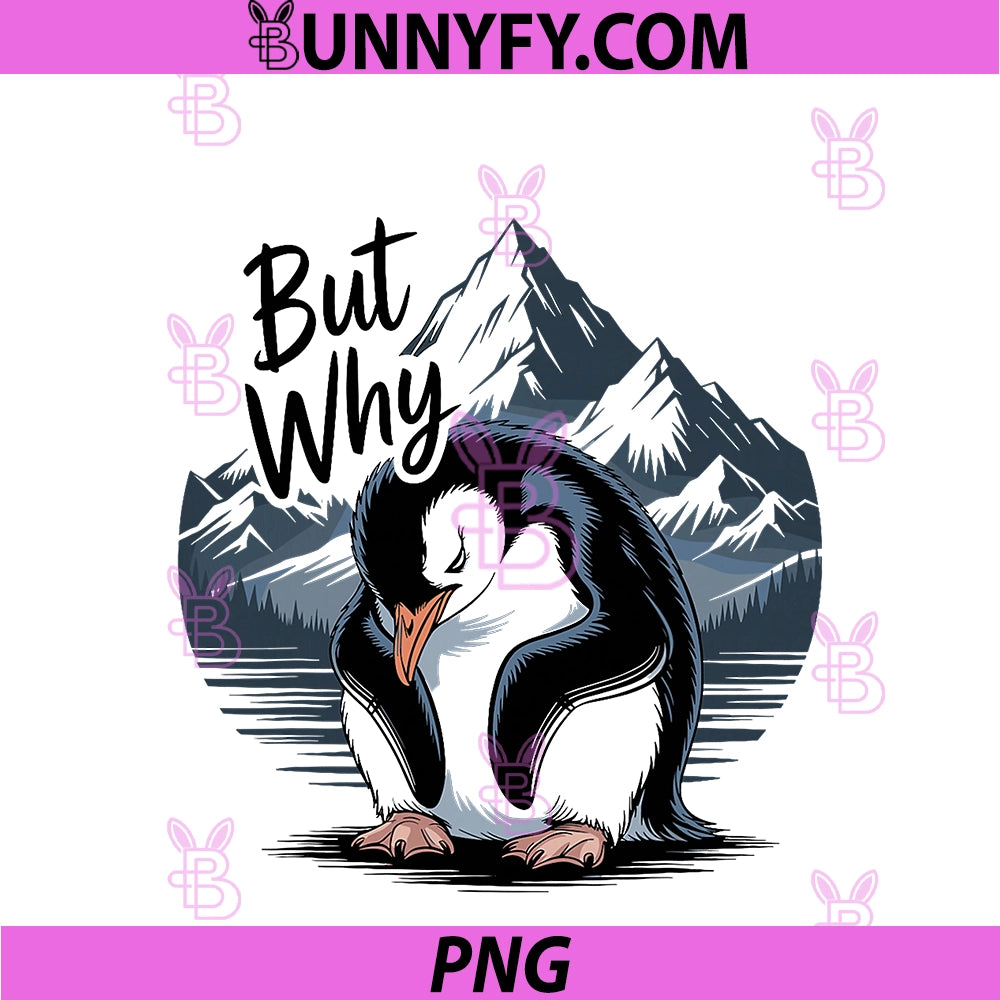 Trendy Nihilist Penguin But-Why PNG, Mountain Lonely-Penguin PNG