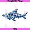 Tribal Wave Blue Shark PNG, Silhouette Ocean Marine Graphic Art PNG