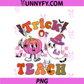 Trick Or Teach PNG, Halloween Teacher Ghost PNG