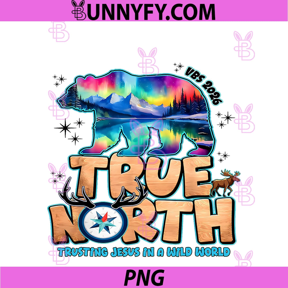 True North VBS 2026 PNG, Trusting Jesus Christian Summer Camp PNG