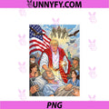 Trump As Jesus Patriotic Graphic PNG, Funny PNG