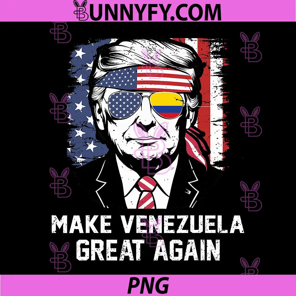 Trump PNG, Make Venezuela Great Again PNG