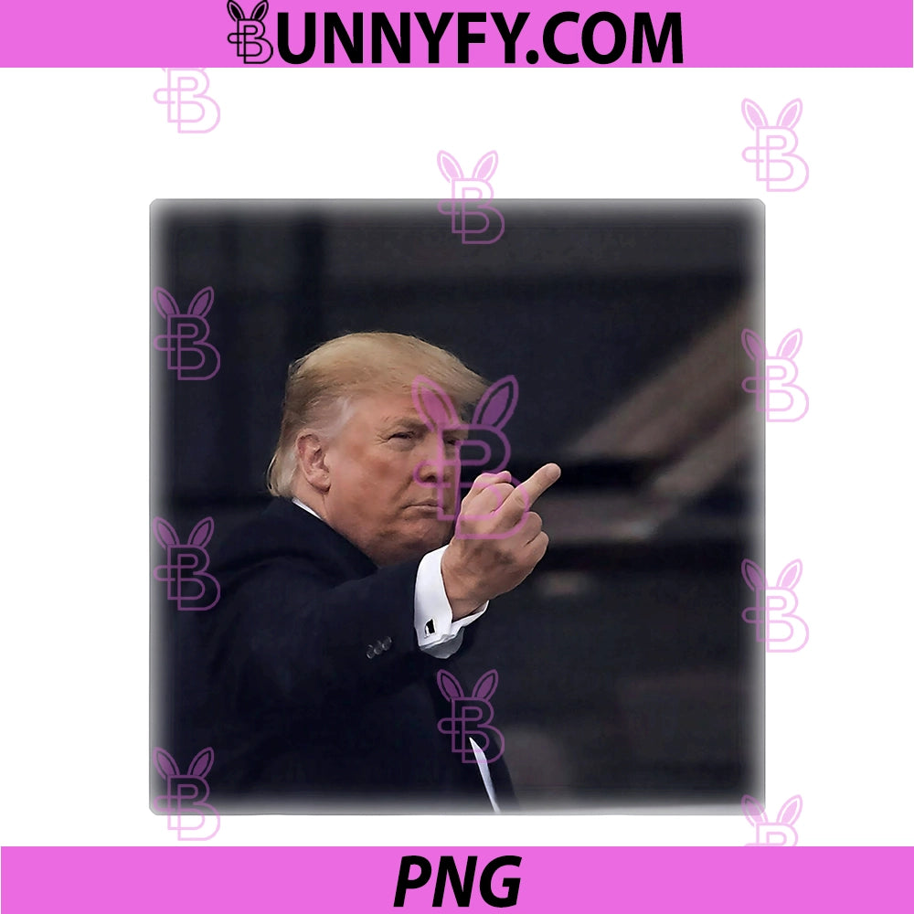 Trump Middle Finger 2026 PNG, Meme Funny PNG