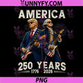 Trump Washington Playing Guitar PNG, America 250 Year Anniversary PNG