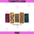 Trust For Fall Harvest PNG, Thank God Country Thanksgiving Dinner PNG