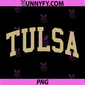 Tulsa PNG, Retro Tulsa City Text Graphic Design PNG