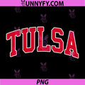 Tulsa PNG, Classic Varsity Style Tulsa Typography PNG
