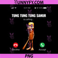 Tung Sahur Calling PNG, Funny Fishing Brainrot Joke Meme PNG