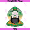 Turkish Angora St Patricks Day PNG, Leprechaun Ankara Cat PNG
