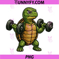 Turtle Powerlifting PNG, Weightlifting Gym Workout PNG