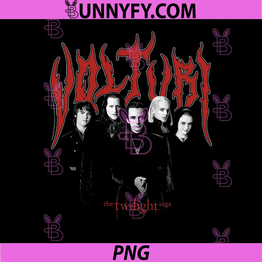 Twilight Saga Heavy Metal PNG, Volturi Group Photo Movie PNG