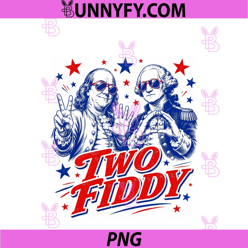 Two Fiddy 250th 4th Of July American PNG, Funny Patriotic 250 USA PNG