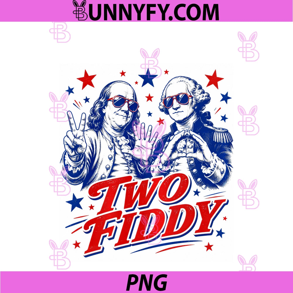 Two Fiddy 250th 4th Of July American PNG, Funny Patriotic 250 USA PNG