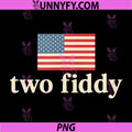 Two Fiddy 2 Fiddy 250th PNG, Anniversary 4th of July Patriotic PNG