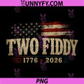 Two Fiddy 2 Fiddy 250th PNG, Anniversary 4th of July Patriotic PNG