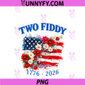 Two Fiddy Funny American Flag PNG, 4th Of July Patriotic PNG